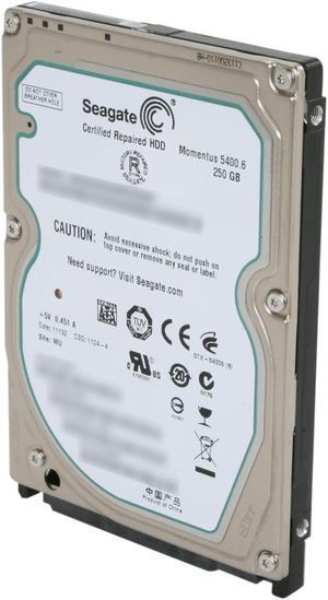 Seagate Momentus 5400.6 ST9250315AS 250GB 5400 RPM 8MB Cache SATA 3.0Gb/s 2.5" Internal Notebook Hard Drive Bare Drive