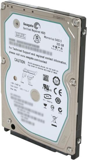 Seagate ST9320320AS 320GB 5400 RPM SATA 3.0Gb/s 2.5" Internal Notebook Hard Drive Bare Drive