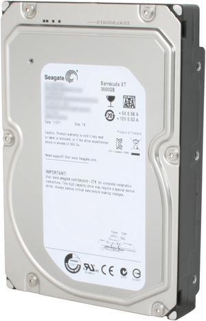 Seagate BarraCuda XT ST33000651AS 3TB 7200 RPM 64MB Cache SATA 6.0Gb/s 3.5" Internal Hard Drive Bare Drive