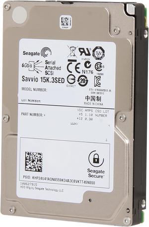 Seagate Savvio 15K.3 ST9300553SS 300GB 15000 RPM 64MB Cache SAS 6Gb/s 2.5" Enterprise Hard Drive with Secure Encryption Bare Drive