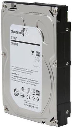 Seagate SV35.6 Series ST3000VX000 3TB 7200 RPM 64MB Cache SATA 6.0Gb/s 3.5" Surveillance Hard Drive Bare Drive