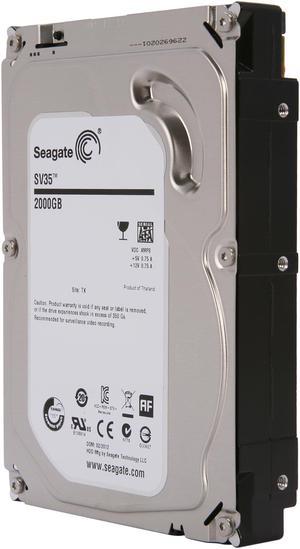 Seagate SV35.6 ST2000VX000 2TB 7200 RPM 64MB Cache SATA 6.0Gb/s 3.5" Surveillance Hard Drive Bare Drive