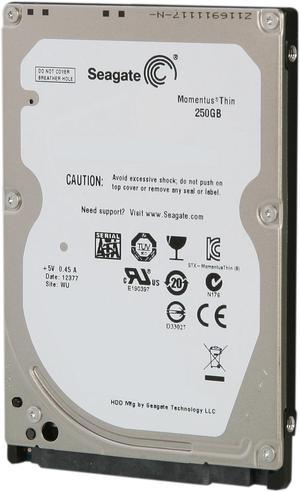 Seagate Momentus Thin ST250LT003 250GB 5400 RPM 16MB Cache SATA 3.0Gb/s 2.5" Internal Notebook Hard Drive