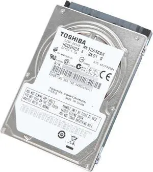 TOSHIBA MK3263GSX 320GB 5400 RPM 8MB Cache SATA 3.0Gb/s 2.5" Internal Notebook Hard Drive Bare Drive