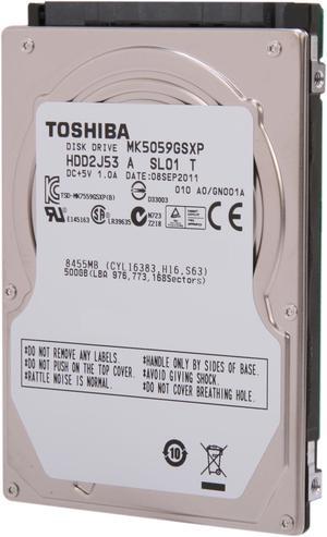 TOSHIBA HDD2H92 500GB SATA 2.5" MK5059GSX Internal Hard Drive Bare Drive