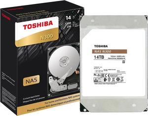 TOSHIBA N300 HDWG21EXZSTA 14TB 7200 RPM 256MB Cache SATA 6.0Gb/s 3.5" Internal Hard Drive