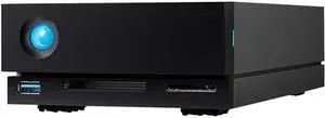 LaCie 1big Dock 18TB DisplayPort 1.4, USB 3.0, SD/CF card slots External Hard Drive STHS18000800 Black
