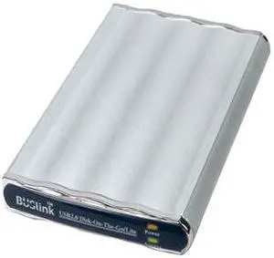 BUSlink 250GB Disk-On-The-Go External Slim Drive USB 2.0 Model DL-250-U2 BUSlink 250GB Disk-On-The-Go External Slim Drive USB 2.0 Model DL-250-U2