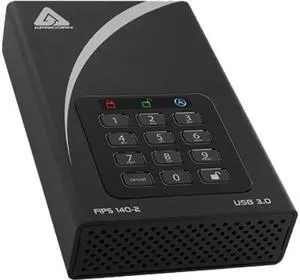 Apricorn 16TB Aegis Padlock DT FIPS 140-2 Level 2-Validated External Desktop Drive