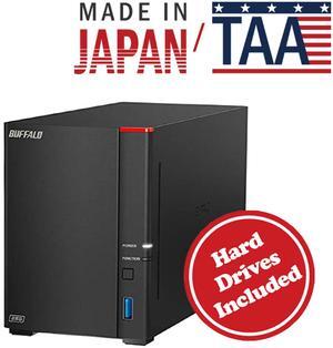 BUFFALO LinkStation SoHo 720 2-Bay Professional Office NAS 16TB (2x8TB) with Hard Drives Included