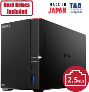 Buffalo LinkStation 710D 8TB Hard Drives Included Private Cloud (1 x 8TB, 1 Bay)