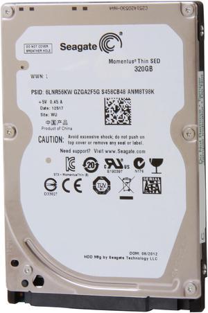 Seagate Momentus Thin ST320LT009 320GB 7200 RPM 16MB Cache SATA 3.0Gb/s 2.5" Internal Notebook Hard Drive Bare Drive