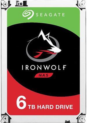 Seagate IronWolf 6TB NAS Hard Drive 7200 RPM 256MB Cache SATA 6.0Gb/s CMR 3.5" Internal HDD for RAID Network Attached Storage ST6000VN0033