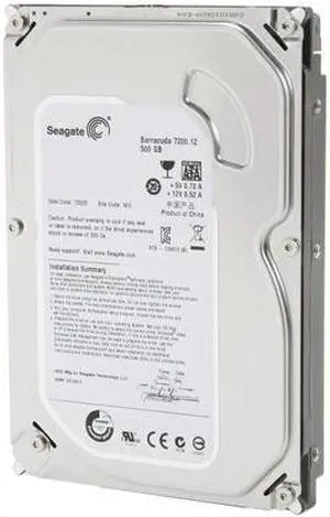 Seagate BarraCuda ST500DM002-20PK 500GB 7200 RPM 16MB Cache SATA 6.0Gb/s 3.5" Internal Hard Drive 20 Pack Bare Drive