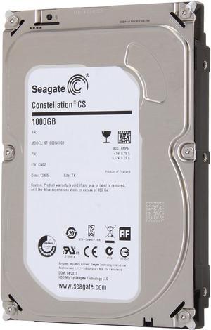 Seagate Constellation CS ST1000NC001 1TB 7200 RPM 64MB Cache SATA 6.0Gb/s 3.5" Enterprise Internal Hard Drive Bare Drive