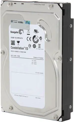 Seagate Constellation ES ST3500514NS 500GB 7200 RPM 32MB Cache SATA 3.0Gb/s 3.5" Enterprise Internal Hard Drive Bare Drive Seagate Constellation ES ST3500514NS 500GB 7200 RPM 32MB Cache SATA 3.0Gb/s 3.5" Enterprise Internal Hard Drive Bare Drive