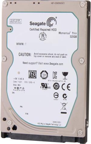 Seagate Momentus Thin ST320LT007 320GB 7200 RPM 16MB Cache SATA 3.0Gb/s 2.5" Internal Notebook Hard Drive Bare Drive