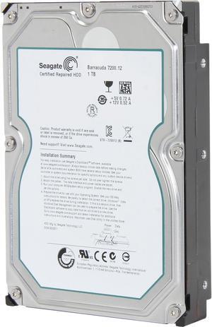 Seagate BarraCuda ST31000524AS 1TB 7200 RPM 32MB Cache SATA 6.0Gb/s 3.5" Internal Hard Drive Bare Drive