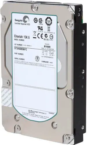 Seagate ST3450856FC-FR 450GB 15000 RPM 16MB Cache Fibre Channel 4Gb/s 3.5" Hard Drives