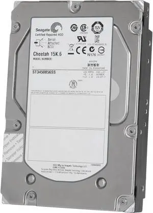 Seagate Cheetah ST3450856SS-FR 450GB 15000 RPM 16MB Cache SAS 3Gb/s 3.5" Internal Hard Drive