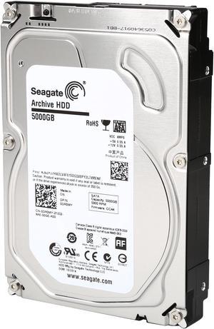 Seagate Archive HDD v2 ST5000AS0011 5TB 5900 RPM 128MB Cache SATA 6.0Gb/s 3.5" Internal Hard Drive - Bare Drive