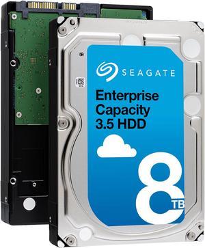 Seagate Enterprise Capacity 3.5'' HDD 8TB 7200 RPM 4Kn SATA 6Gb/s 256MB Cache Internal Hard Drive ST8000NM0045
