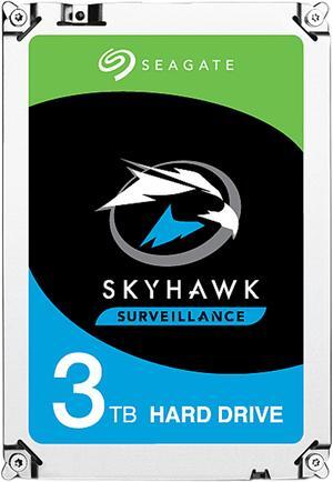 Seagate SkyHawk 3TB Surveillance Hard Drive 64MB Cache SATA 6.0Gb/s 3.5" Internal Hard Drive ST3000VX010