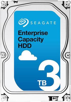 Seagate Enterprise Capacity 3.5" HDD 3TB 7200 RPM 512n SATA 6Gb/s 128MB Cache Secure Model Internal Hard Drive ST3000NM0015