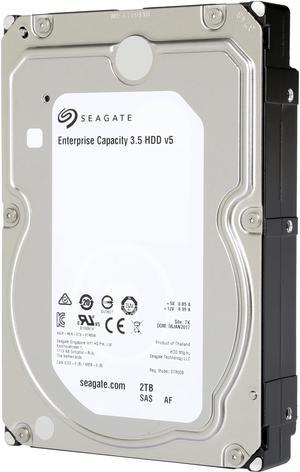 Seagate Enterprise Capacity 3.5'' HDD 2TB 7200 RPM 512e SAS 12Gb/s 128MB Cache Internal Hard Drive ST2000NM0135