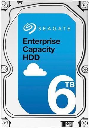 Seagate Enterprise Capacity 3.5'' HDD 6TB 7200 RPM 4Kn SATA 6Gb/s 256MB Cache Internal Hard Drive ST6000NM0125