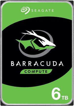 Seagate BarraCuda ST6000DM003 6TB 5400 RPM 256MB Cache SATA 6.0Gb/s 3.5" Internal Hard Drive Bare Drive