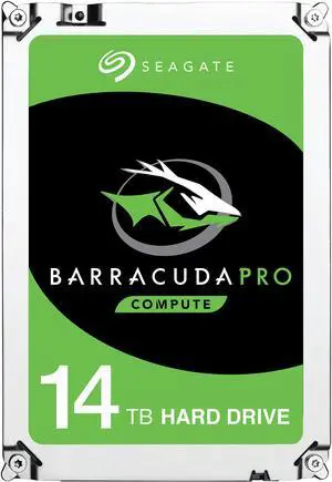 Seagate BarraCuda Pro ST14000DM001 14TB 7200 RPM 256MB Cache SATA 6.0Gb/s 3.5" Internal Hard Drive Seagate BarraCuda Pro ST14000DM001 14TB 7200 RPM 256MB Cache SATA 6.0Gb/s 3.5" Internal Hard Drive