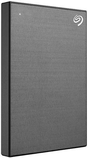 Seagate 2TB Backup Plus Slim Portable External Hard Drive USB 3.0 STHN2000406 Space Gray + 1Yr Mylio Create + 2MO Adobe CC Photography