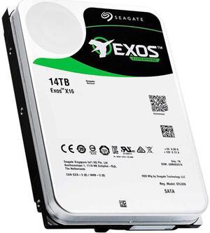 Seagate Exos X16 ST14000NM001G 14TB 7200 RPM 256MB Cache SATA 6.0Gb/s 3.5" Hard Drive, 512E