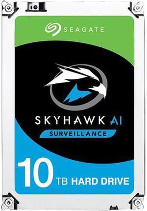 Seagate SkyHawk AI ST10000VE001 10TB 7200 RPM 256MB Cache SATA 6.0Gb/s 3.5" Internal Hard Drive Bare Drive