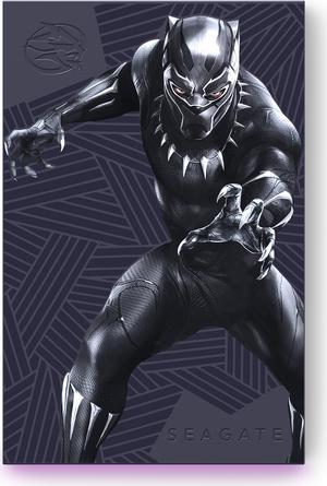 Seagate FireCuda Black Panther Special Edition 2TB Portable External Hard Drive Model STLX2000401 Black