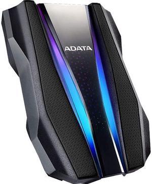 ADATA 2TB HD770G RGB IP68 USB 3.2 Portable External Hard Drive Black - AHD770G-2TU32G1-CBK
