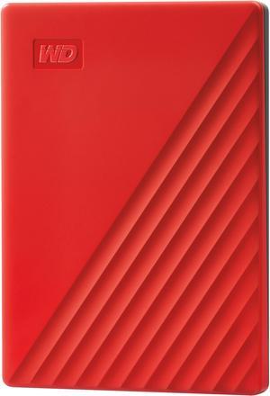 WD 2TB My Passport Portable Storage External Hard Drive USB 3.2 for PC/MAC Red (WDBYVG0020BRD-WESN)