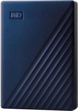 WD 5TB My Passport for Mac Portable External Hard Drive Storage USB-C/USB-A 3.2 - Midnight Blue (WDBA2F0050BBL-WESN)