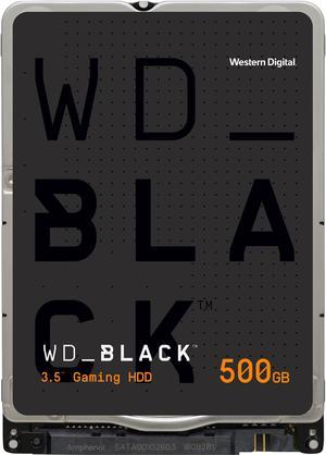 WD Black WD5000LPSX 500GB 7200 RPM 64MB Cache SATA 6.0Gb/s 2.5" Internal Hard Drive