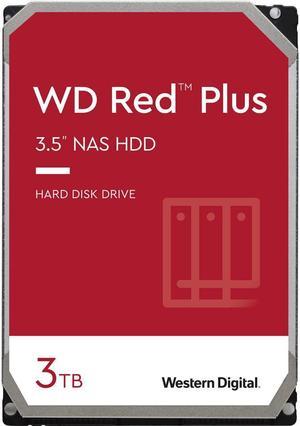 WD Red Plus WD30EFPX 3TB 5400 RPM 256MB Cache SATA 6.0Gb/s 3.5" Hard Drives