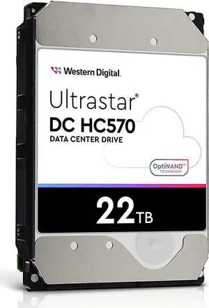 WD Ultrastar DC HC570 0F48155 22TB 7200 RPM 512MB Cache SATA 6.0Gb/s 3.5" Internal Hard Drive