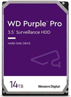 WD Purple Pro WD142PURP 14TB 7200 RPM 512MB Cache SATA 3.5" Internal Hard Drive Bare Drive