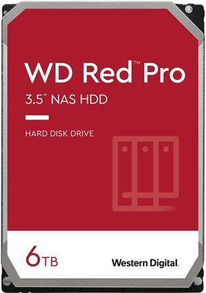 WD Red Pro WD6005FFBX 6TB 7200 RPM 256MB Cache SATA 6.0Gb/s 3.5" Hard Drives