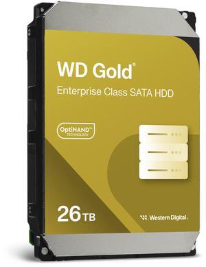 WD Gold 26TB Enterprise Class Hard Disk Drive - 7200 RPM Class SATA 6Gb/s 512MB Cache 3.5 Inch - WD261KRYZ