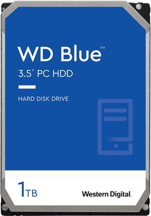 WD Blue 1TB Desktop Hard Disk Drive - 5400 RPM SATA 6Gb/s 64MB Cache 3.5 Inch - WD10EZRZ