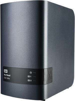 WD Diskless My Cloud EX2 Ultra NAS - Network Attached Storage - Dual-Core Processor (WDBVBZ0000NCH-NESN)