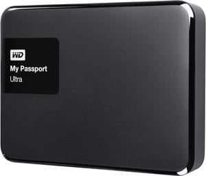 WD 4TB Black My Passport Ultra Portable External Hard Drive - USB 3.0 - WDBBKD0040BBK-NESN