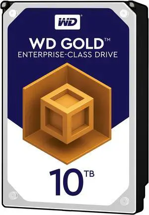 WD Gold 10TB Enterprise Class Hard Disk Drive - 7200 RPM Class SATA 6Gb/s 256MB Cache 3.5 Inch - WD101KRYZ