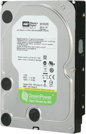 WD AV-GP WD10EURS 1TB 64MB Cache SATA 3.0Gb/s 3.5" Internal Hard Drive Bare Drive
